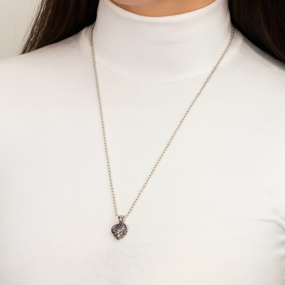 Lagos Heart Of Philadelphia Silver Necklace - Picture 1 of 8